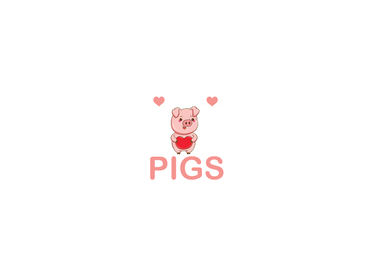 Cute Pig with Heart Throw Pillow | Kawaii Love Pig Decorative Pillow | Valentine Kids Room Gift