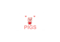 Thumbnail for Cute Pig with Heart Throw Pillow | Kawaii Love Pig Decorative Pillow | Valentine Kids Room Gift