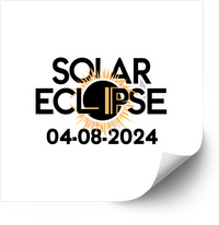 Thumbnail for Solar Eclipse 04-08-2024 Sticker | Vintage Astronomy Event Commemorative Vinyl Decal