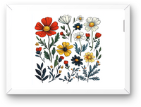 Thumbnail for Wildflower Botanical Wall Art | Colorful Pressed Flower Print | Boho Garden Home Gift