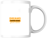 Thumbnail for Dreams Happen When You're Awake Mug | Motivational Quote Coffee Mug | Inspirational Hustle Gift