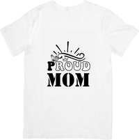Thumbnail for Proud Mom T-Shirt | Cute Minimalist Everyday Graphic Tee | Mothers Day Gift