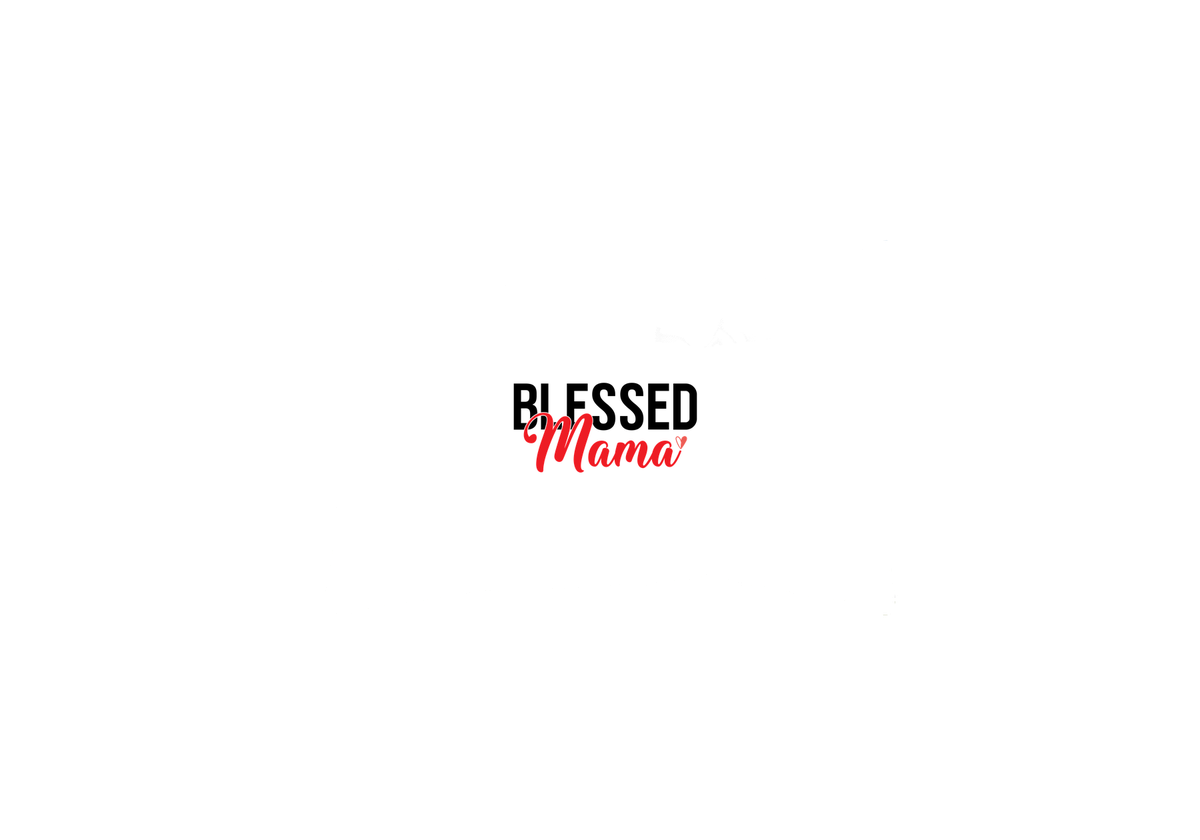 Blessed Mama Throw Pillow | Bold Script Typography Decorative Pillow | Mom Mother's Day Gift