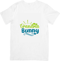 Thumbnail for Grandma Bunny Easter T-Shirt | Cute Green Teal Easter Graphic Tee | Grandma Gift
