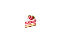 Thumbnail for Strawberry Cake Slice Throw Pillow | Watercolor Dessert Decorative Pillow | Kitchen Foodie Gift