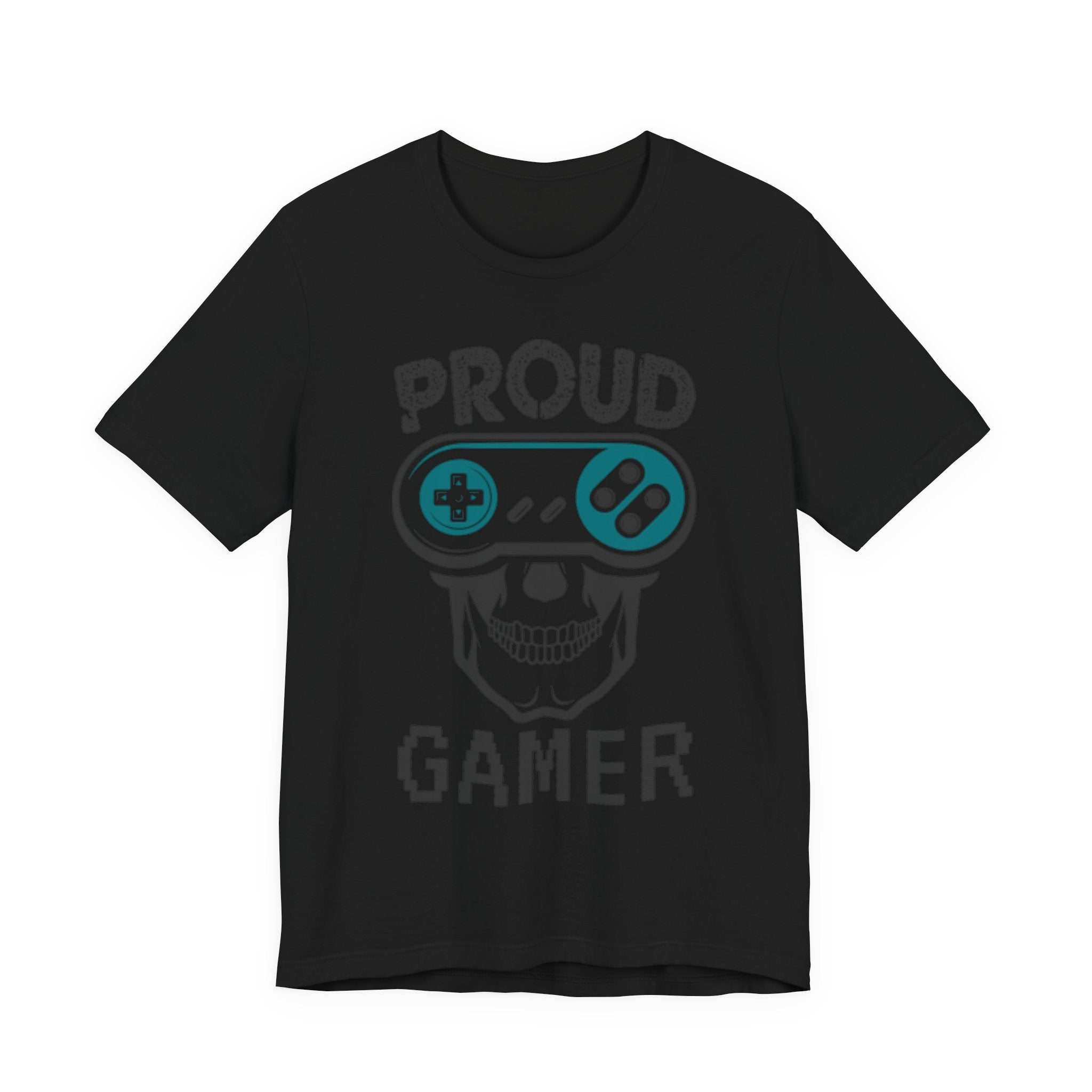Proud Gamer T-Shirt, Funny Skull Gamer Tee, Gaming Lover Gift, Video Game Shirt for Him