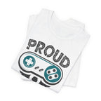 Proud Gamer T-Shirt, Funny Skull Gamer Tee, Gaming Lover Gift, Video Game Shirt for Him