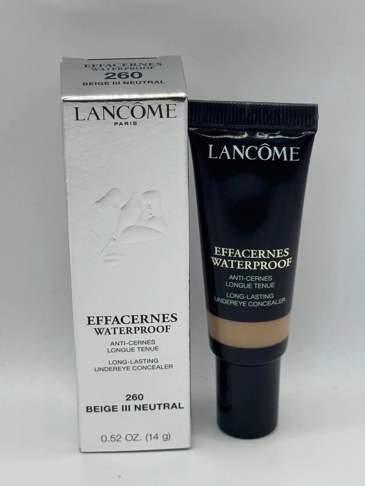 Lancome Effacernes Waterproof Undereye  Concealer ~260 BEIGE III NEUTRAL~ NEW Main image