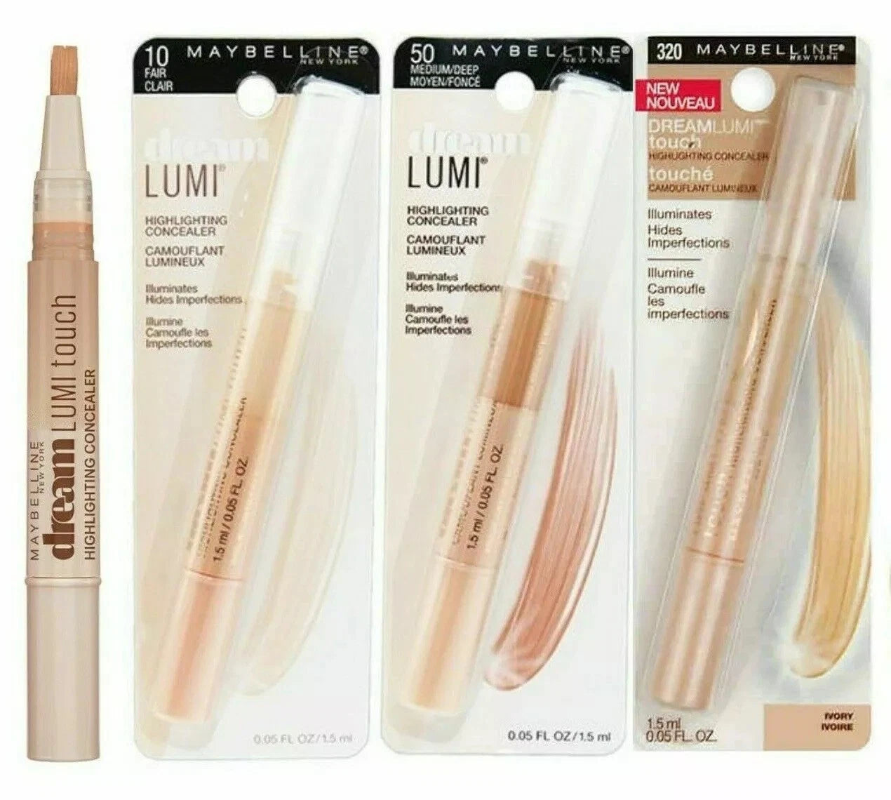 Maybelline Dream Lumi Touch Highlighting Concealer Variety Shade Choice Main image