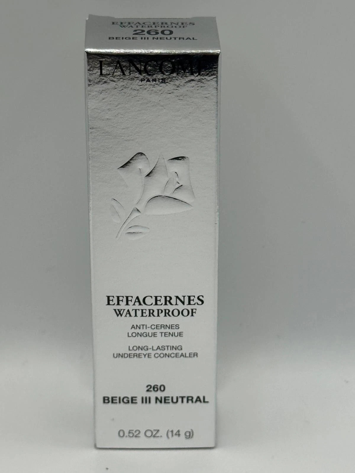 Lancome Effacernes Waterproof Undereye  Concealer ~260 BEIGE III NEUTRAL~ NEW Secondary image